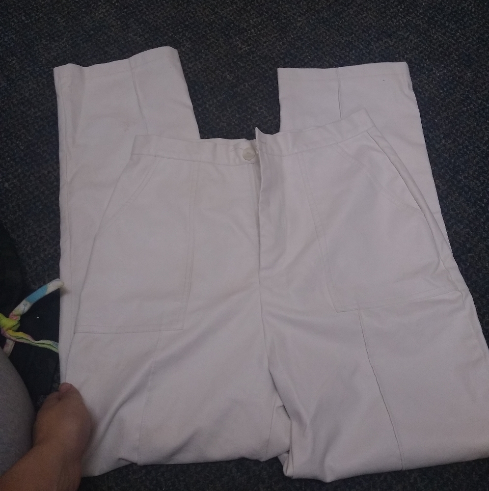 princess polly encore / white pleather pants